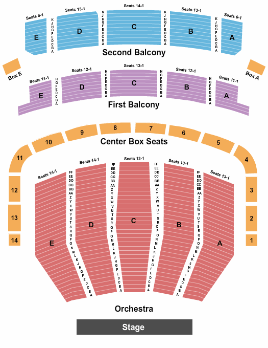 Keller Auditorium Nutcracker Seating Chart
